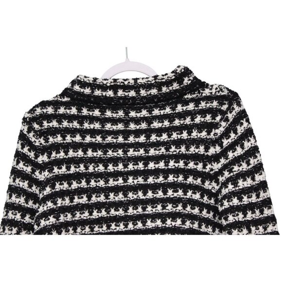 NWT Ann Taylor Chunky Knit Sweater Small Cotton Minimalist Relaxed Mock Neck - Picture 10 of 16